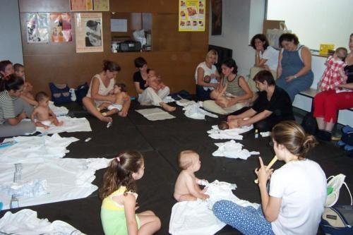 Primeros talleres de lactancia